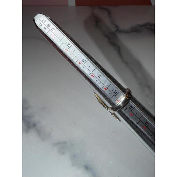 Large Tourmaline & Quartz Sterling Silver Ring: Size 7 - Picture 9 of 9